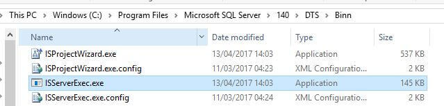 Scale Out Master executes the packages locally with ISServerExec.exe
