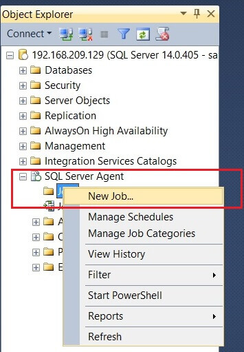validate the installation of SQL Server Agent