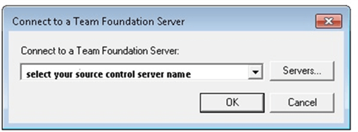 Connect to a Team Foundation Server in SQL Server Management Studio
