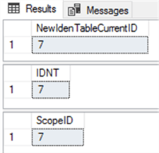 Compare three Identity functions in SQL Server