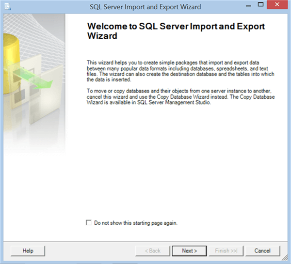 Import Data in SQL Server Management Studio
