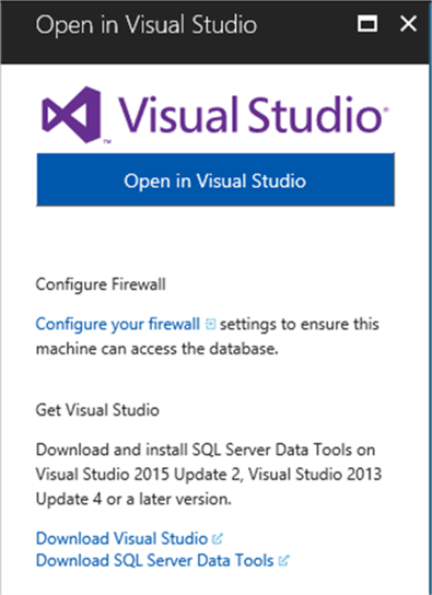Open in Visual Studio - Description: Open in Visual Studio