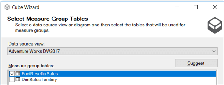 measure group table