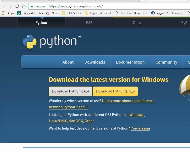 Python Installable software