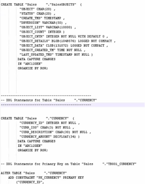 Sample DB2 Script - Description: Sample DB2 Script