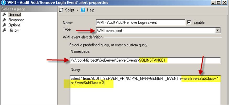 WMI Alert to Respond to the Login Creation/Deletion Events