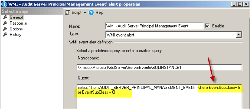 WMI Alert to Respond to the Login Disable/Enable Events