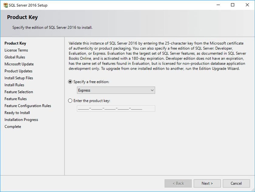 getting started with sql server 2017 express localdb 011