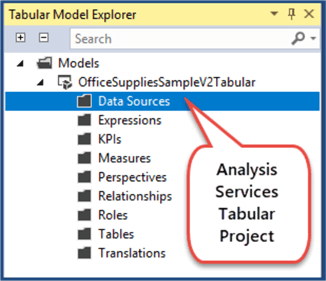 tabular model explorer