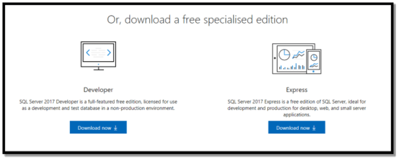 Download free specialised edition of SQL Server