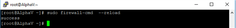 Add firewall Rule Reload