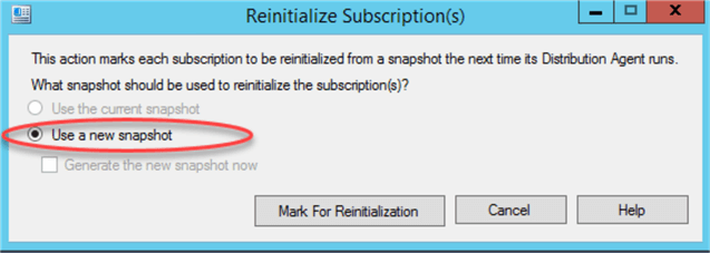 reinitialize all subscriptions