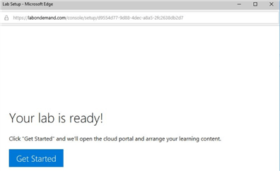 sign on to microsoft hands-on labs