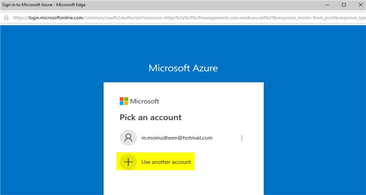 microsoft hands-on labs azure portal sign in