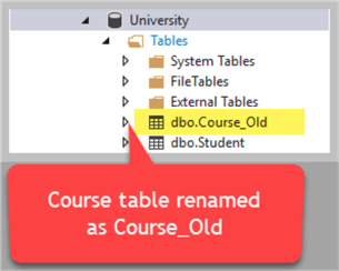 rename table with sp rename