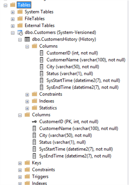 ssms system versioned table