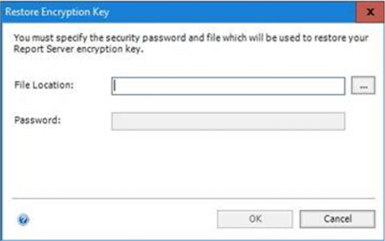 Specify the Location of the Encryption Key along with the Password. Password should be the same as we have specified during it