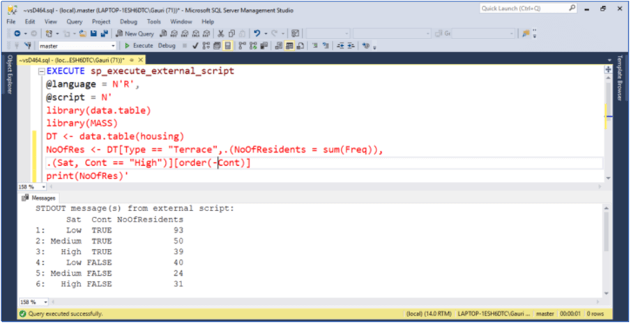 An example to show how having works in data.table on group by and also use of chaining expression using Order function.