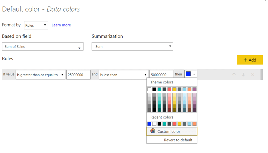 Color Selector - This image shows on how to open the color selector dropdown