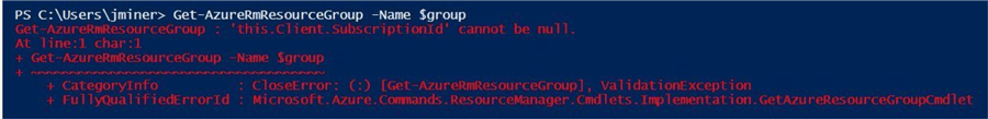 The new service account can not list resource groups.