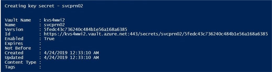 Azure Key Vault is a great place to store secrets for Service Principles.