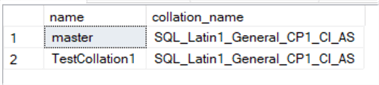 Database Collation considerations 1