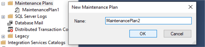 new maintenance plan