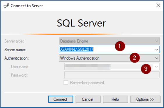 Connect to SQL Server 