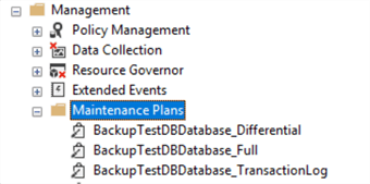 sql server maintenance plans
