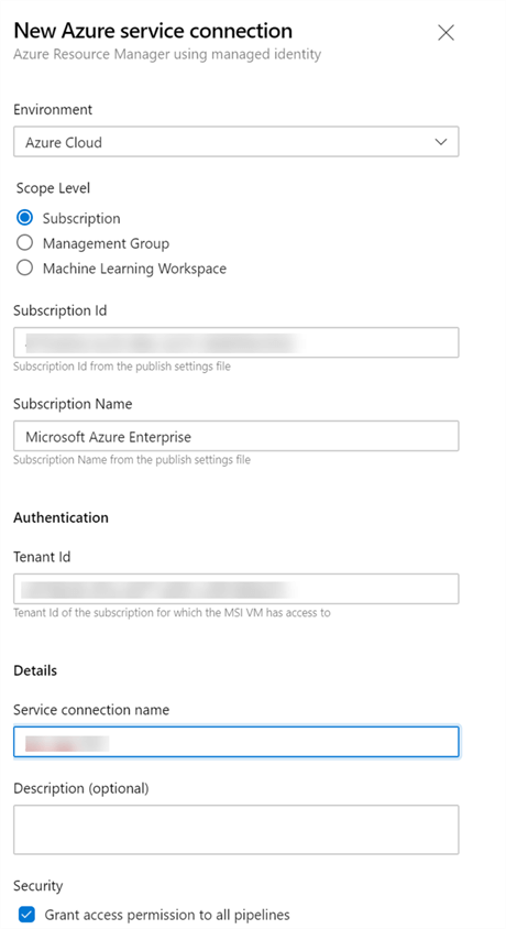 ConnectAzure Connect to Azure