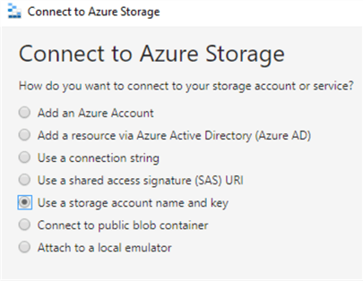 Install Azure Storage Explorer