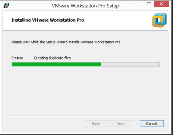 vmware workstation pro setup