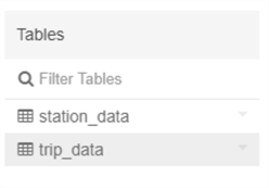 SeeTables Verify that tables are created