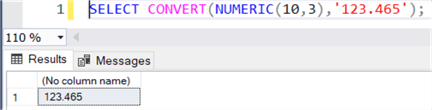 convert to numeric