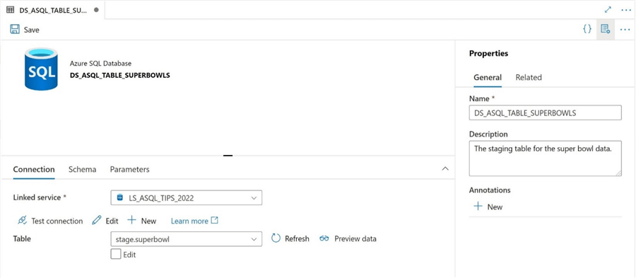 Power Query Activity - Azure SQL Database - Data Set - Naming Conventions & Documentation