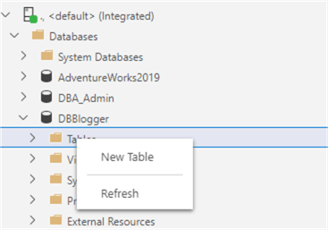 Azure Data Studio Table Designer