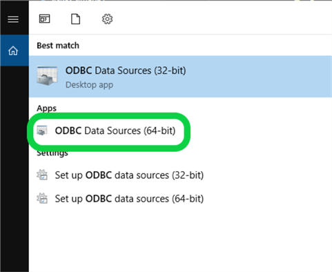 Opening ODBC Data Source