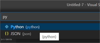 Search Python language