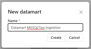 Create Datamart