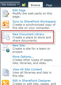 new document library