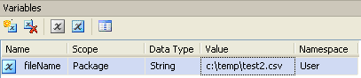 ssis variables