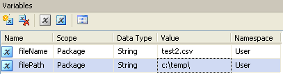 ssis variables