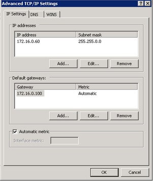 advanced tcp/ip settings