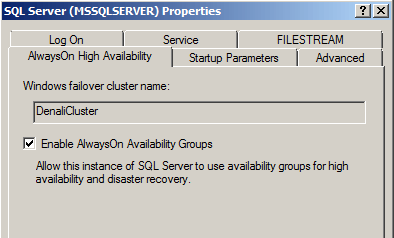 alwayson high availability