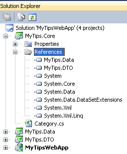 Visual Studio References