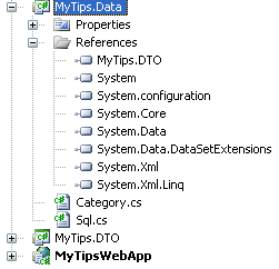 Visual Studio Solution Explorer