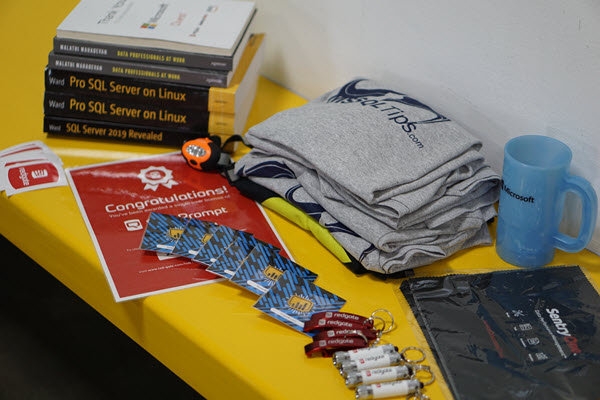 Guatemala SQL Connect event included some swag fro