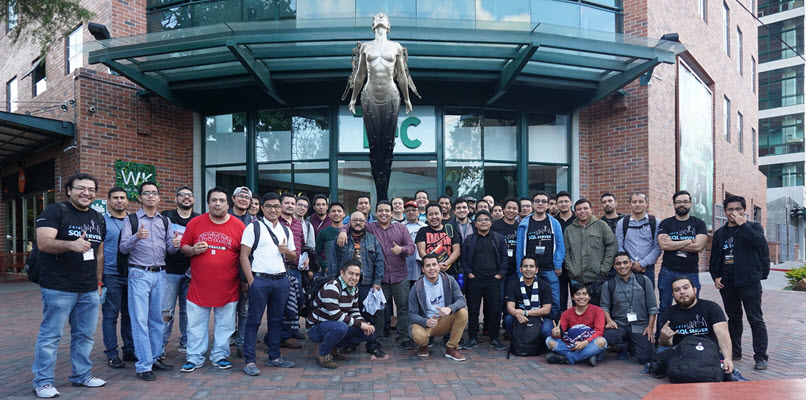 The happy attendees at the Guatemala SQL Connect e