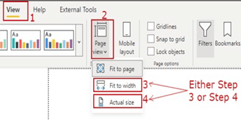 How to Increase the Vertical Orientation of Power BI Report Page