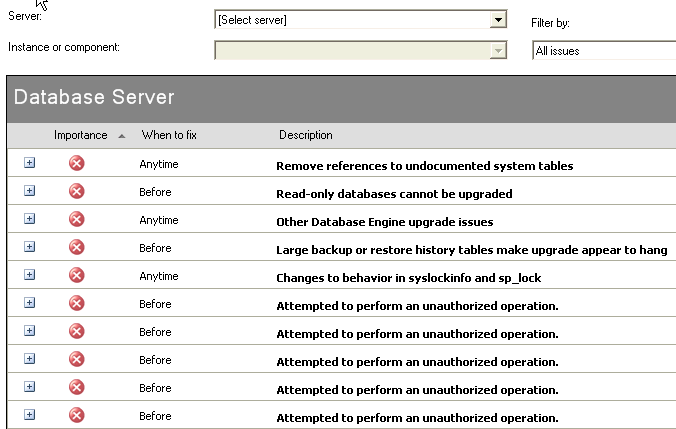 SQLServer2005UpgradeAdvisor 10